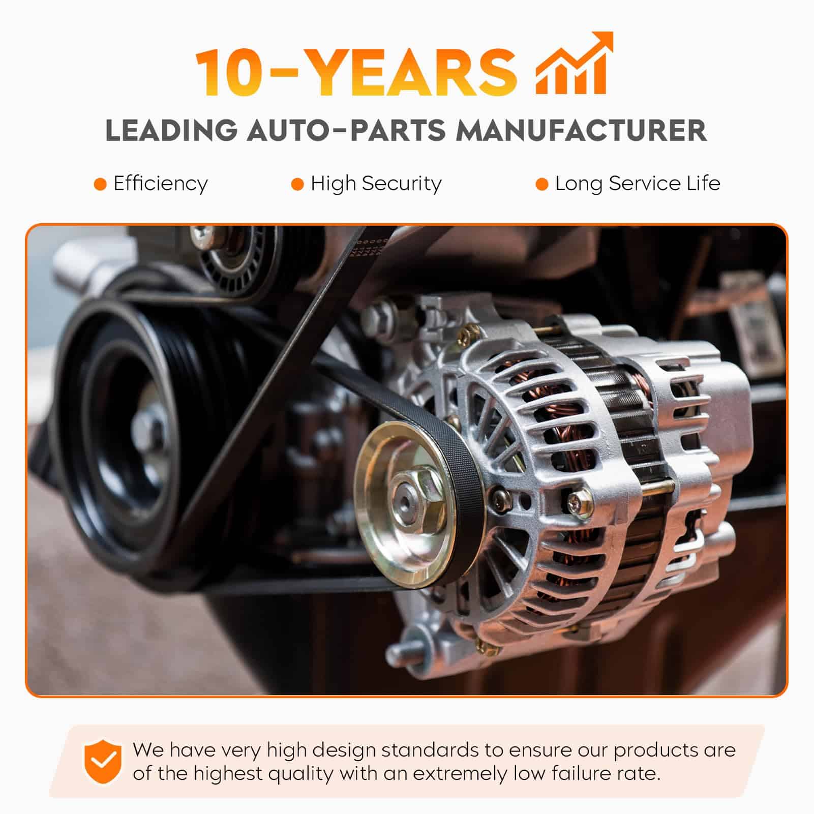 Alternador para Toyota 4Runner 2.7L 2000, Tacoma 2.4L 2.7L - Imagen 6