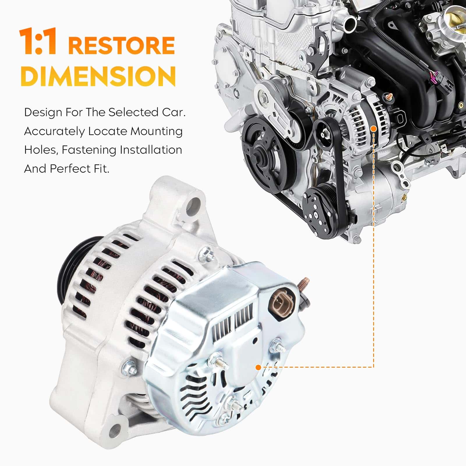 Alternador para Lexus LS400 V8 4.0L 4.0 1995 1996 1997 - Imagen 4