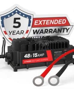 Cargador de Batería de Carro de Golf de Litio 48V 15A -