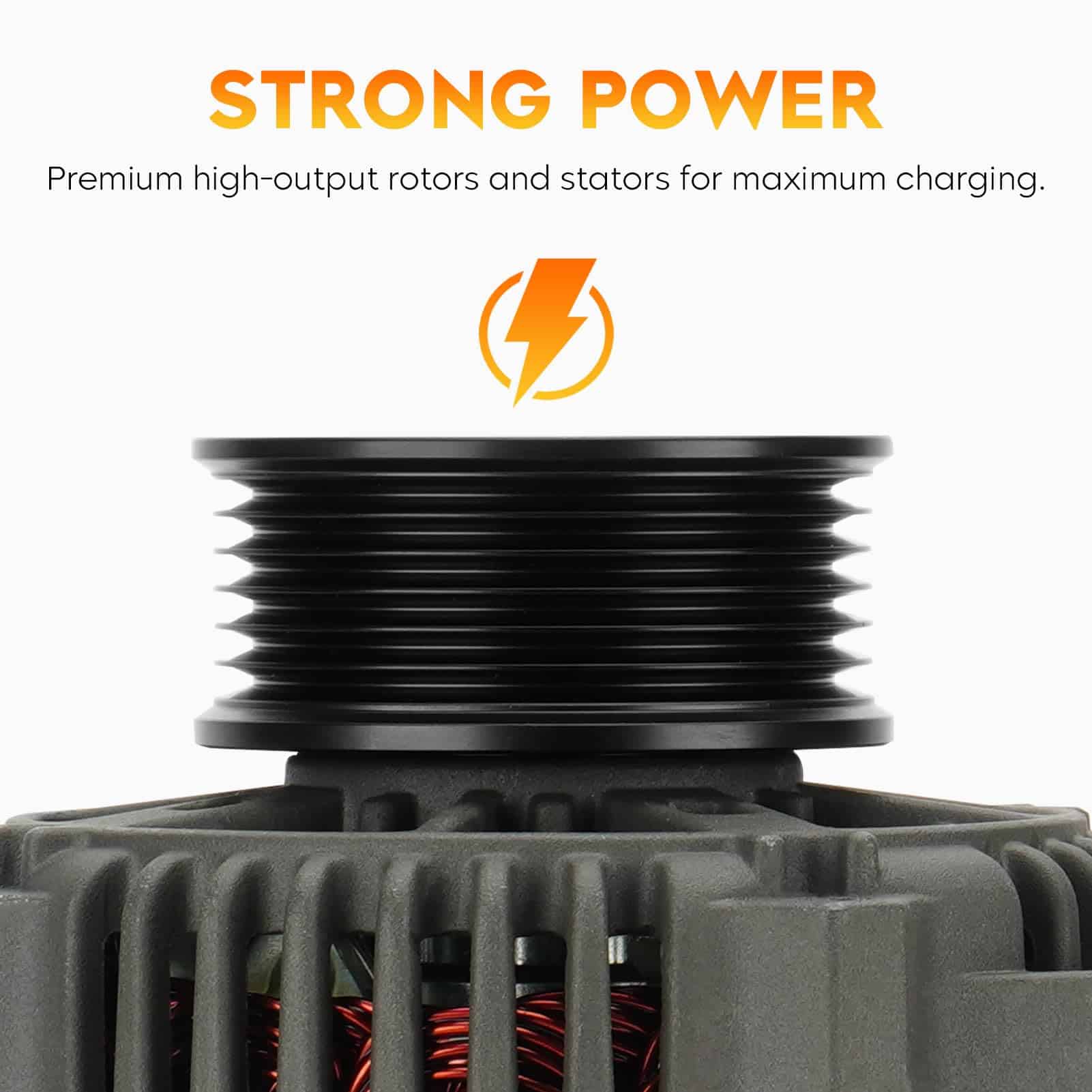 Alternador para Mercruiser Modelo 350 Mag MPI, 4.3L EFI, - Imagen 3