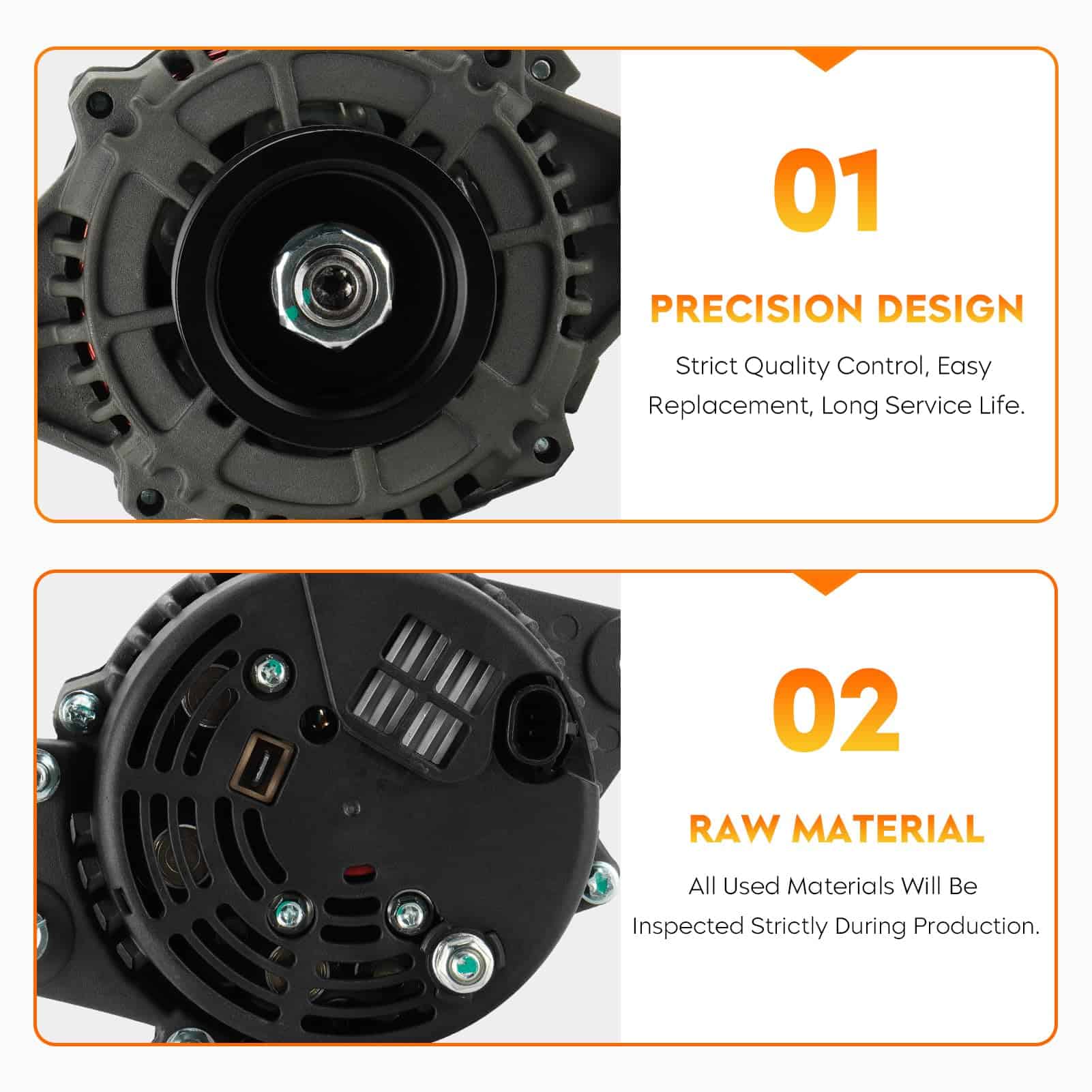 Alternador para Mercruiser Modelo 350 Mag MPI, 4.3L EFI, - Imagen 5