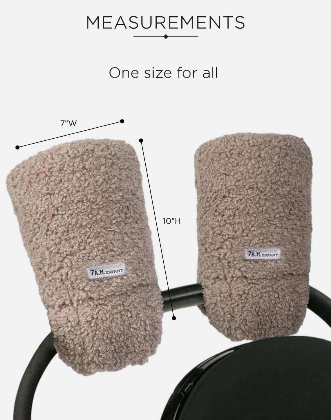 Manoplas para cochecito 7AM Enfant Stroller Warmmuffs - - Imagen 7
