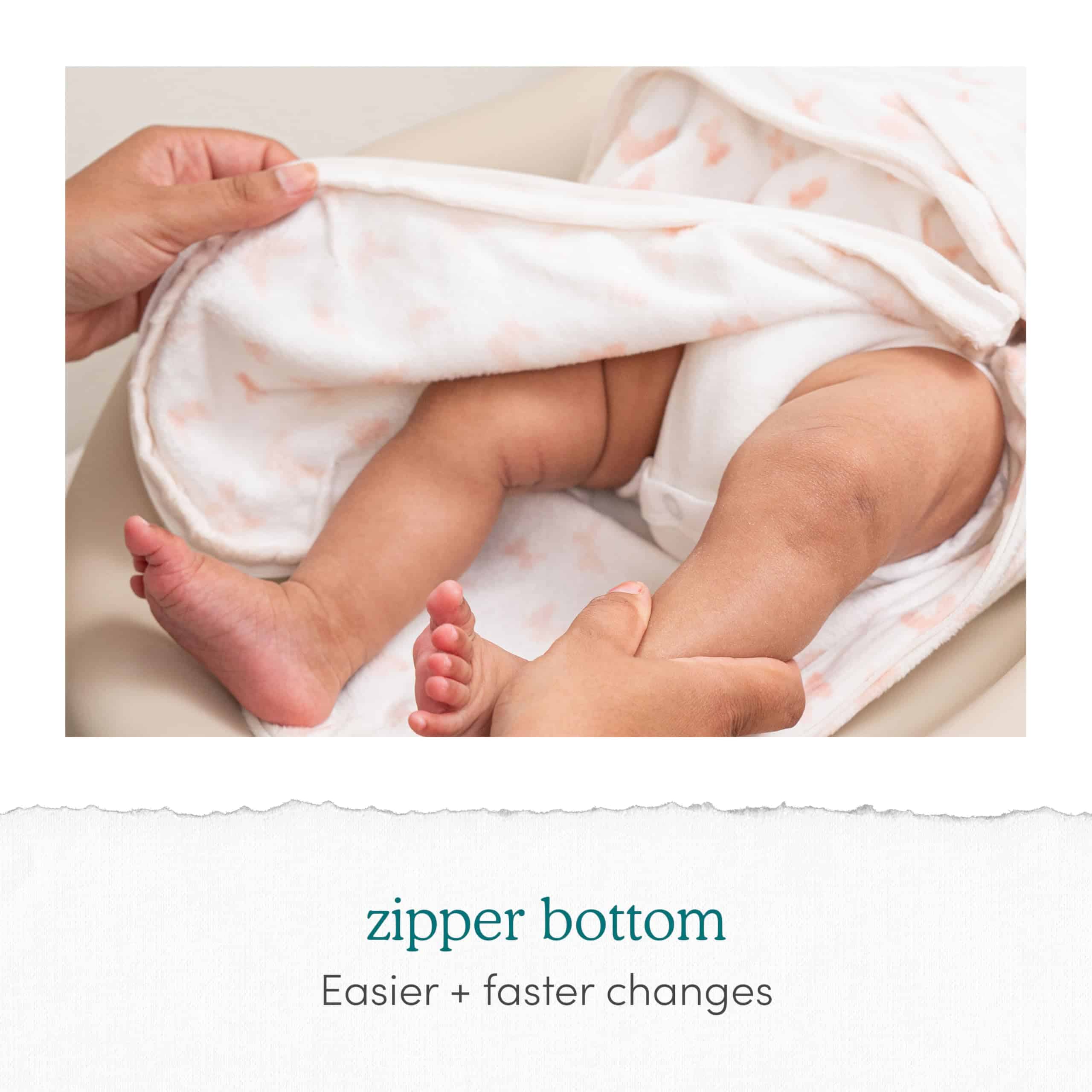 aden + anais Essentials Easy Swaddle Wrap Quick Change con - Imagen 5