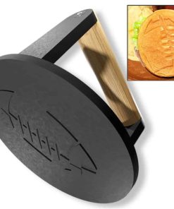 Prensa de hamburguesas con temática de fútbol de 5" con