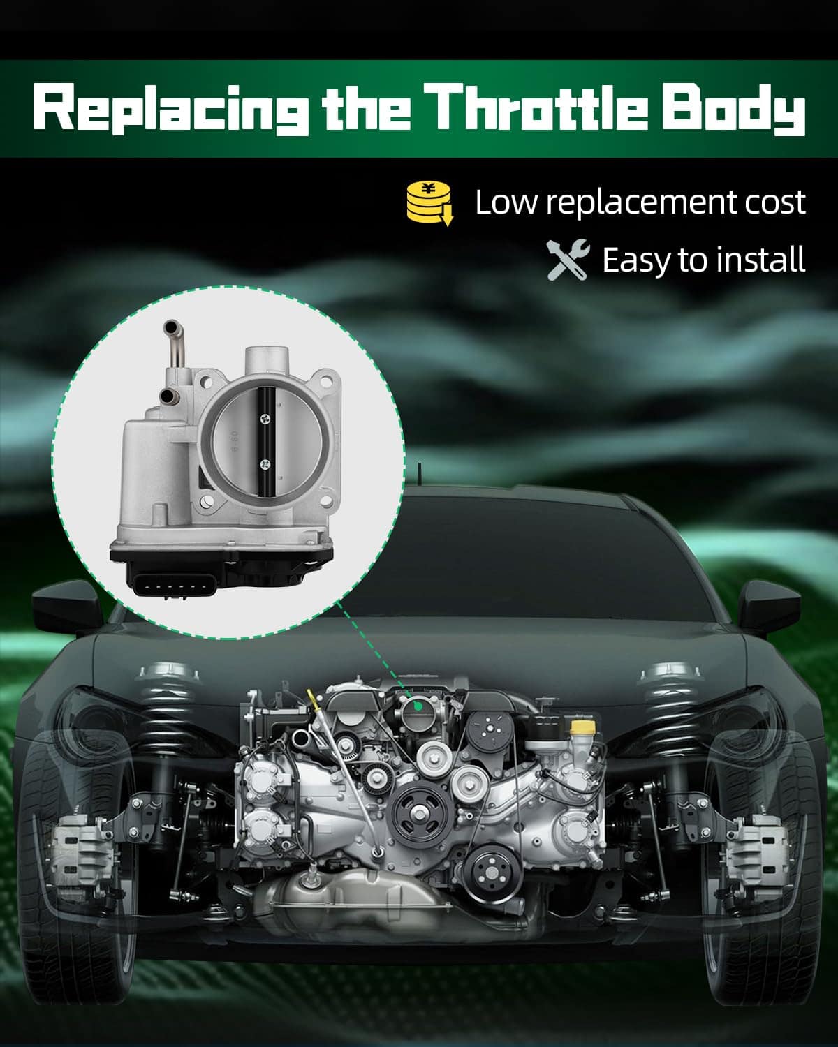 Cuerpo del acelerador Assembly, SCITOO cuerpo del - Imagen 5