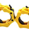 GW Tech Barbell Clamps 2 pulgadas, Collares de -Amarillo