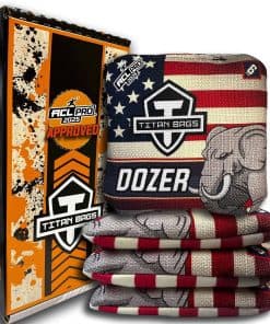 Bolsas Titan Dozer de Cornhole - 6" x 6" Bolsas de frijol
