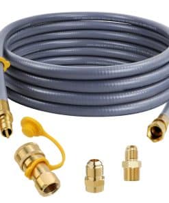 Manguera de gas natural de 24 pies 1/2 para generador con