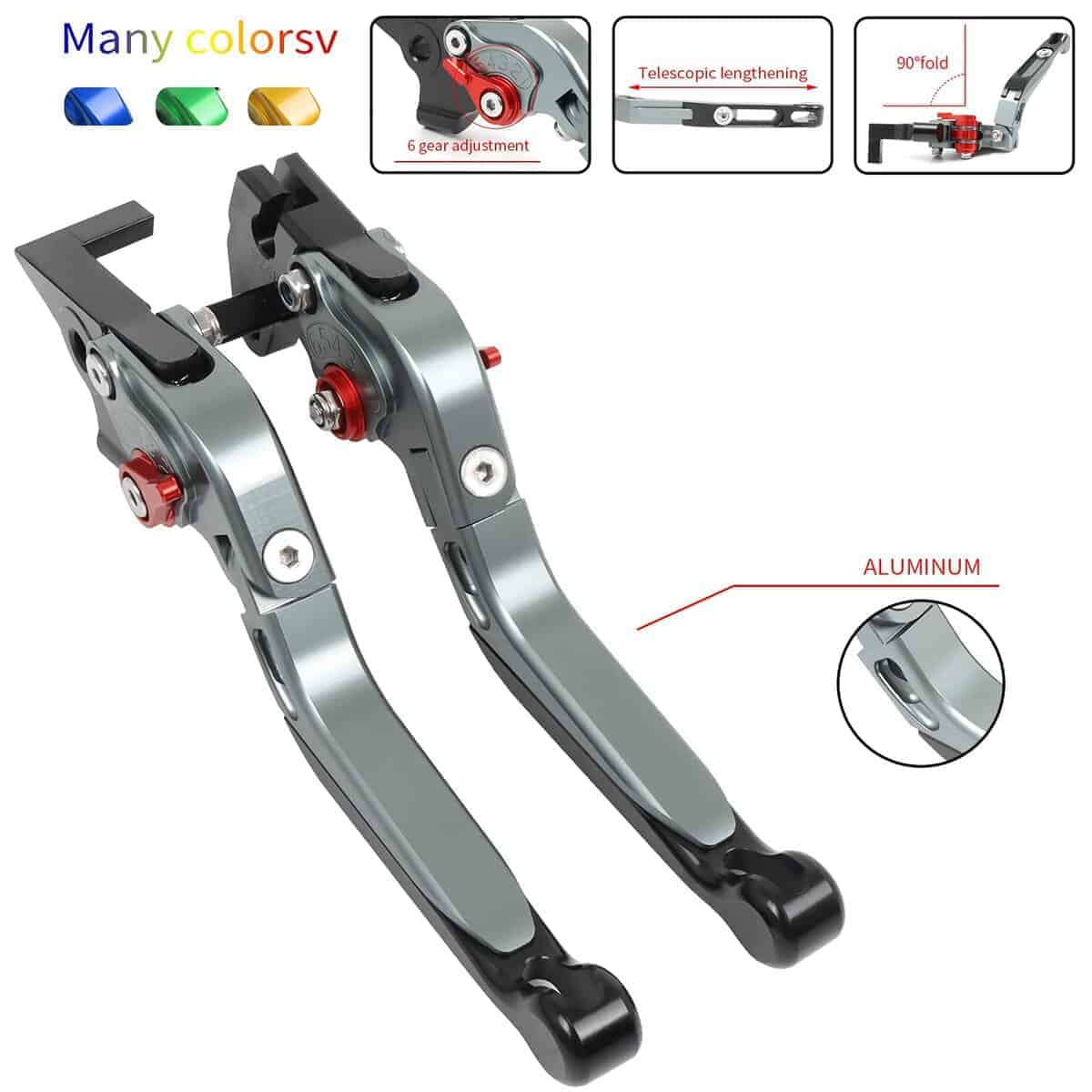 BAIONE Worldmotop CNC Palancas de freno y embrague de - Imagen 6