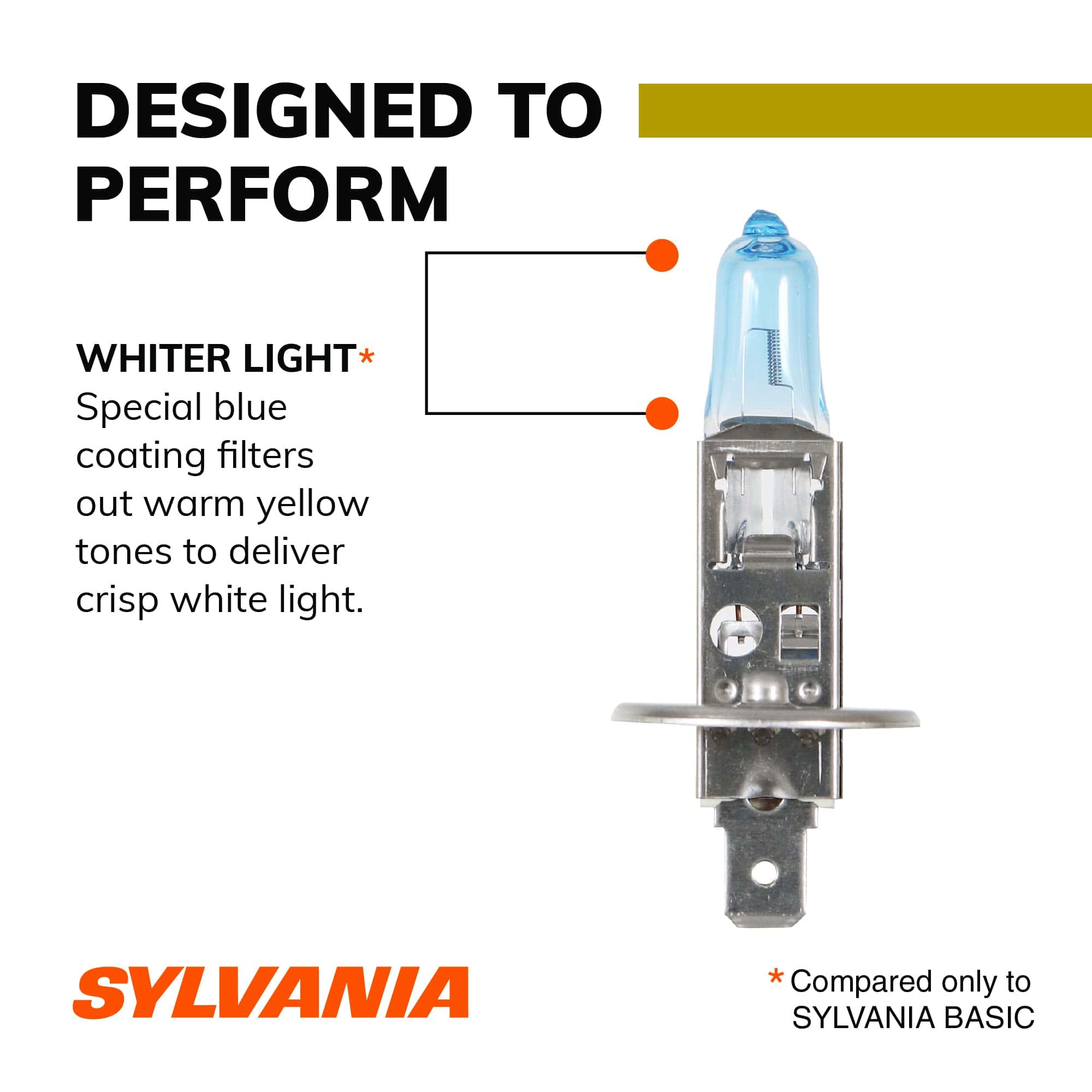 Bombilla de faro halógeno de alto rendimiento SYLVANIA - H1 - Imagen 7