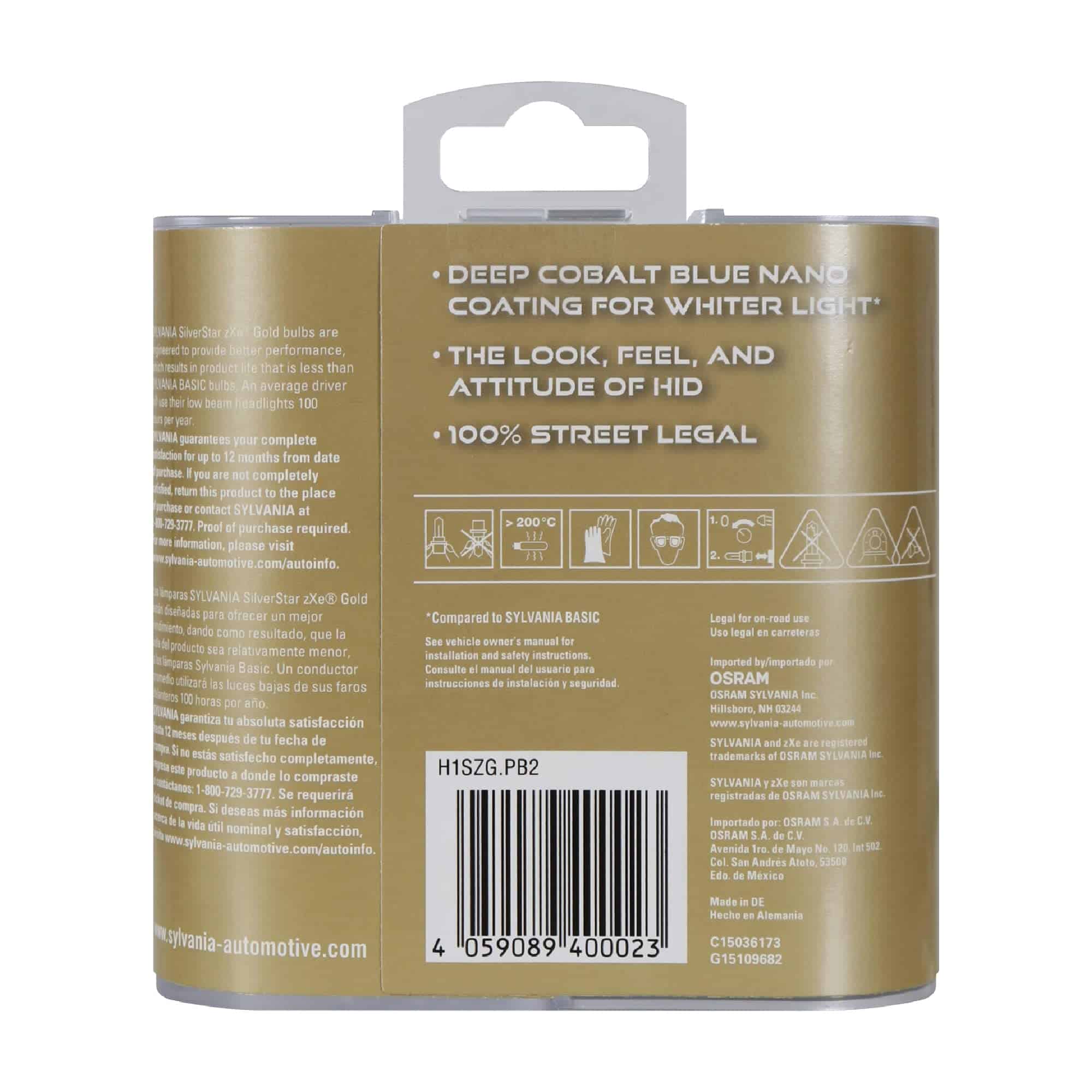 Bombilla de faro halógeno de alto rendimiento SYLVANIA - H1 - Imagen 3