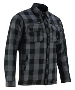Camisa a cuadros para motociclistas para hombre de Daniel