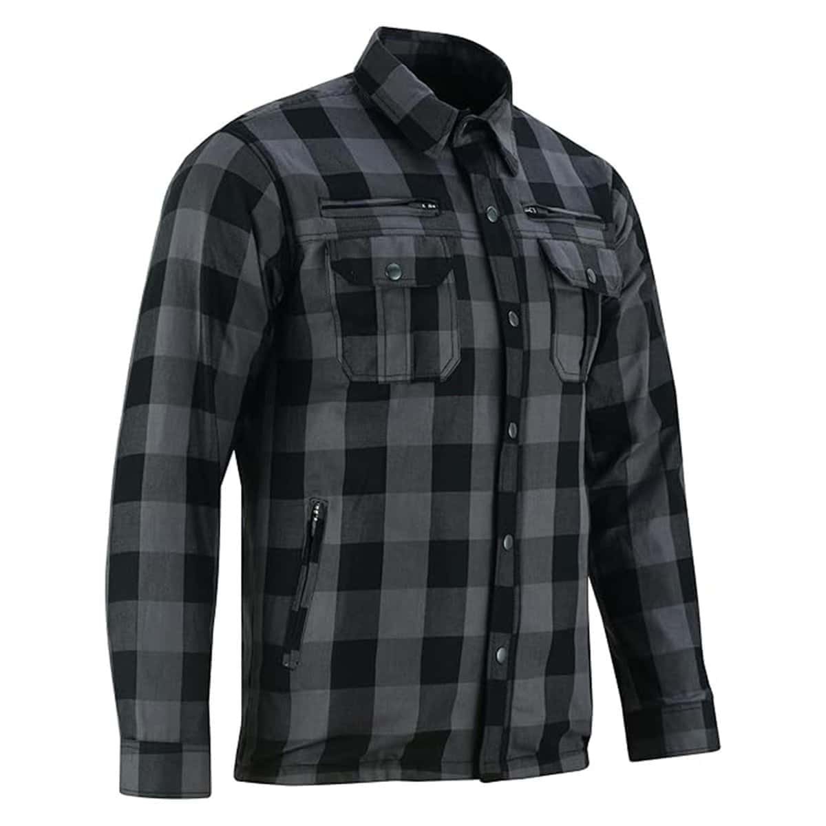 Camisa a cuadros para motociclistas para hombre de Daniel