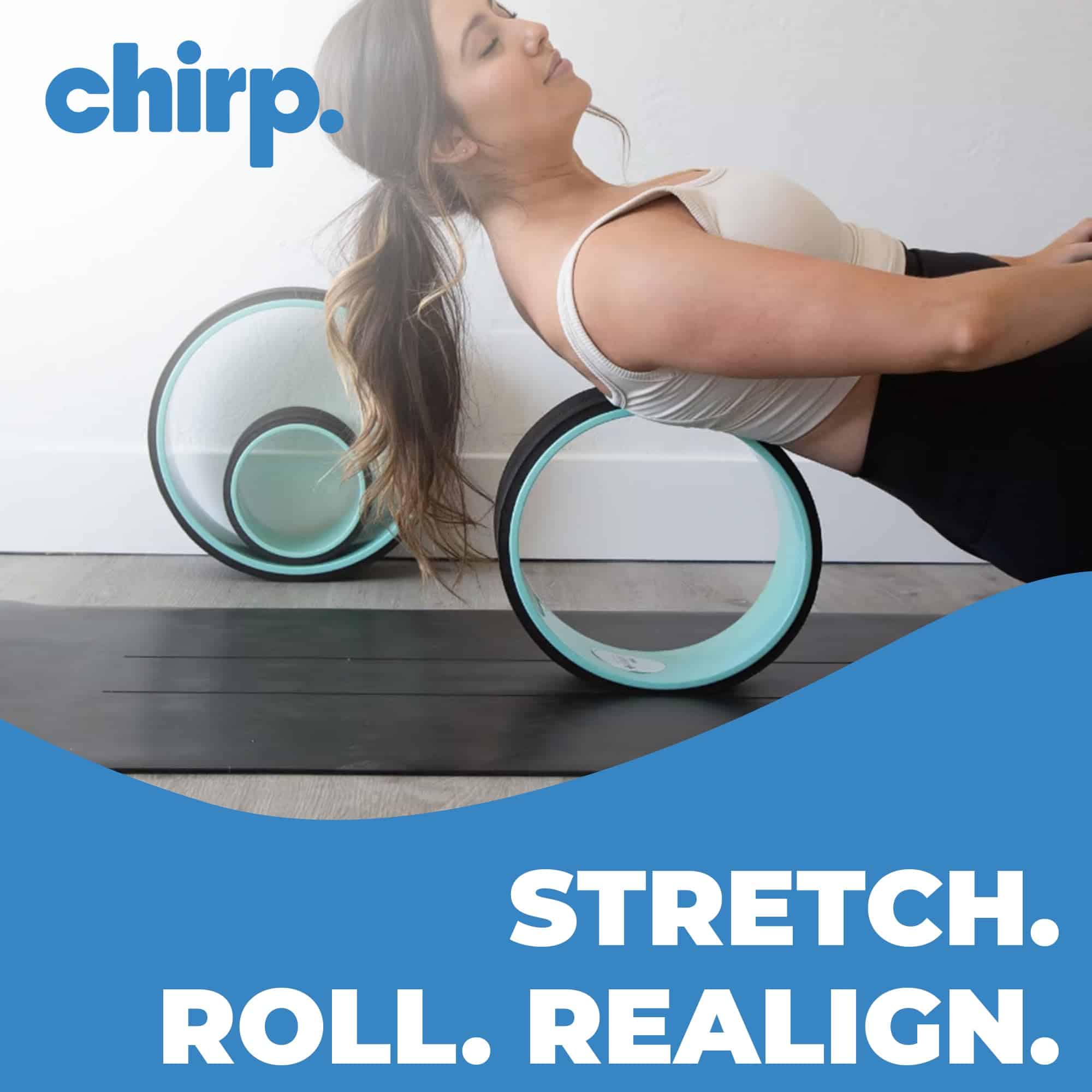 Tapete de ejercicios grueso Chirp Stretch para yoga y - Imagen 4