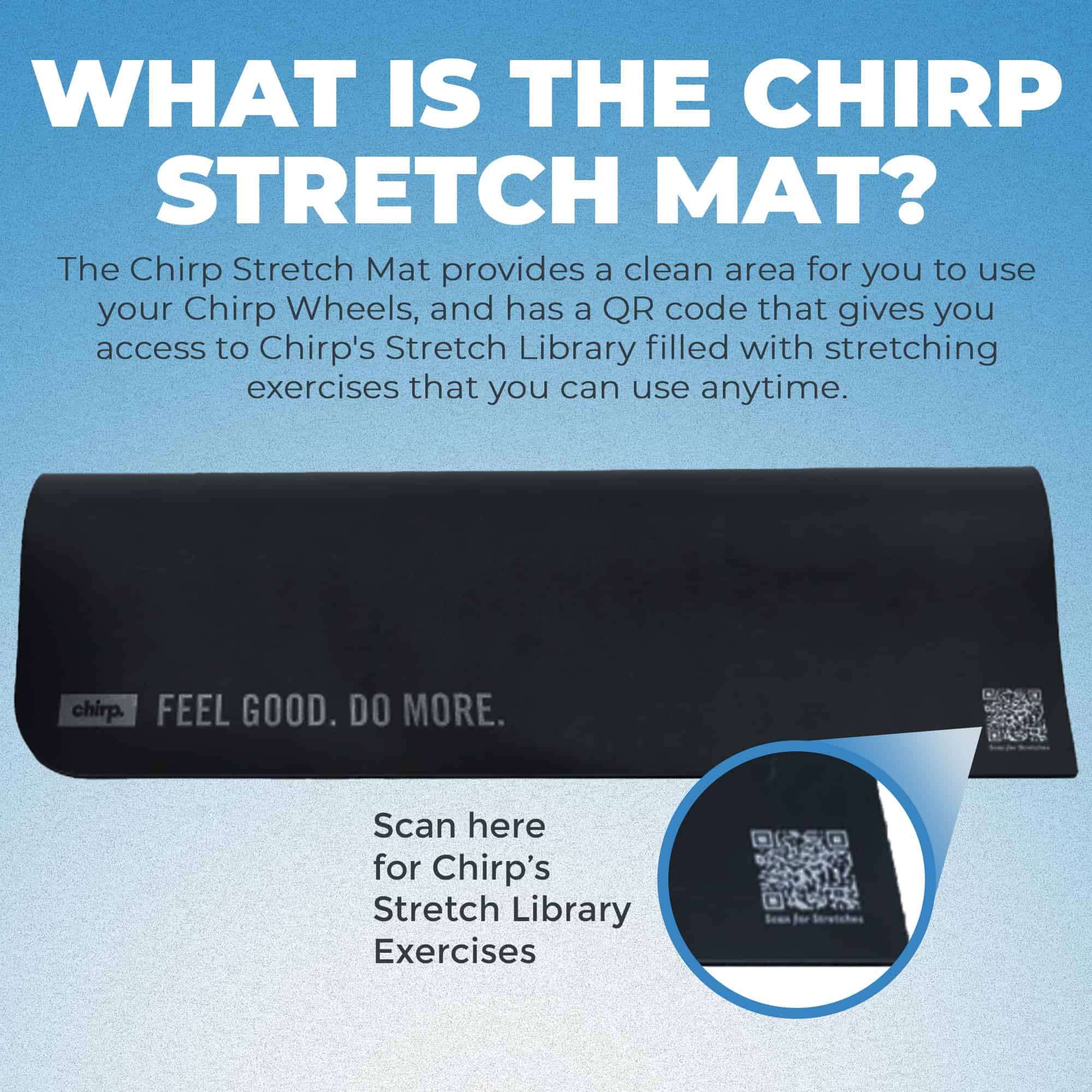 Tapete de ejercicios grueso Chirp Stretch para yoga y - Imagen 5