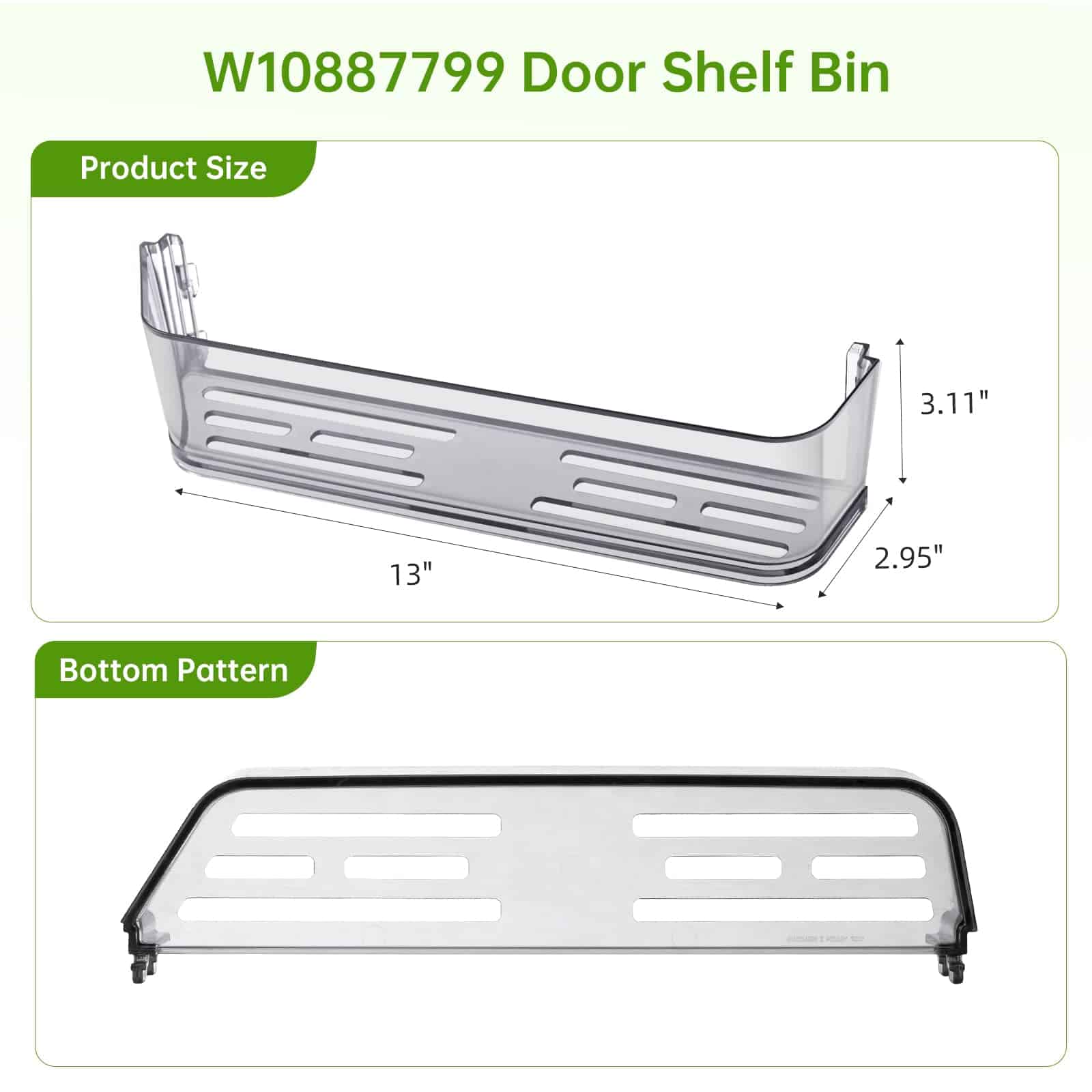Bandeja de estante de puerta de actualización 2025 - Imagen 4