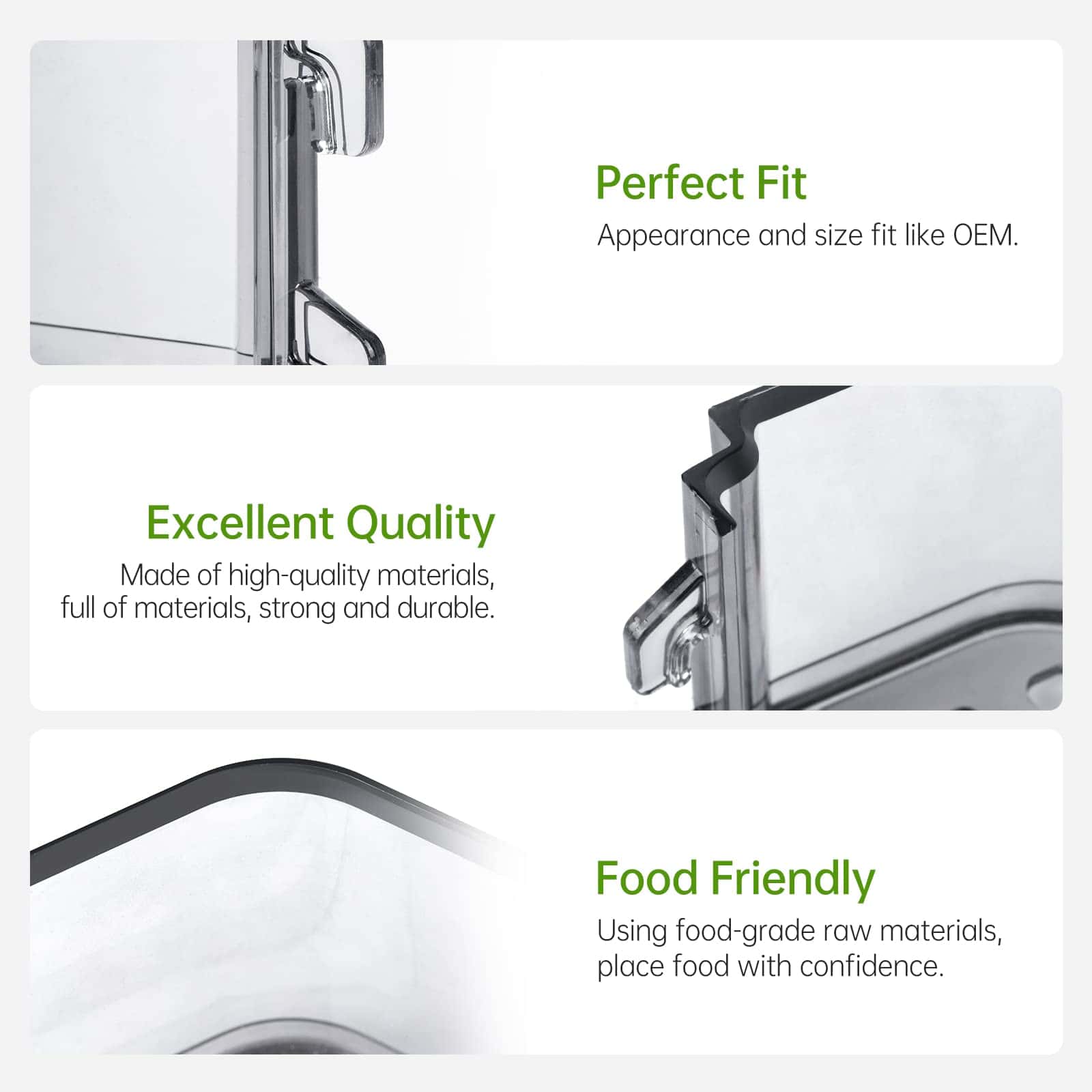 Bandeja de estante de puerta de actualización 2025 - Imagen 5