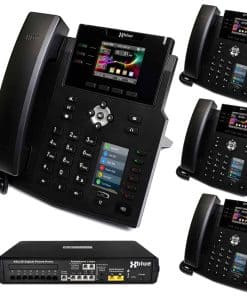 Paquete del Sistema VoIP XBLUE X16 Plus con (4) Teléfonos