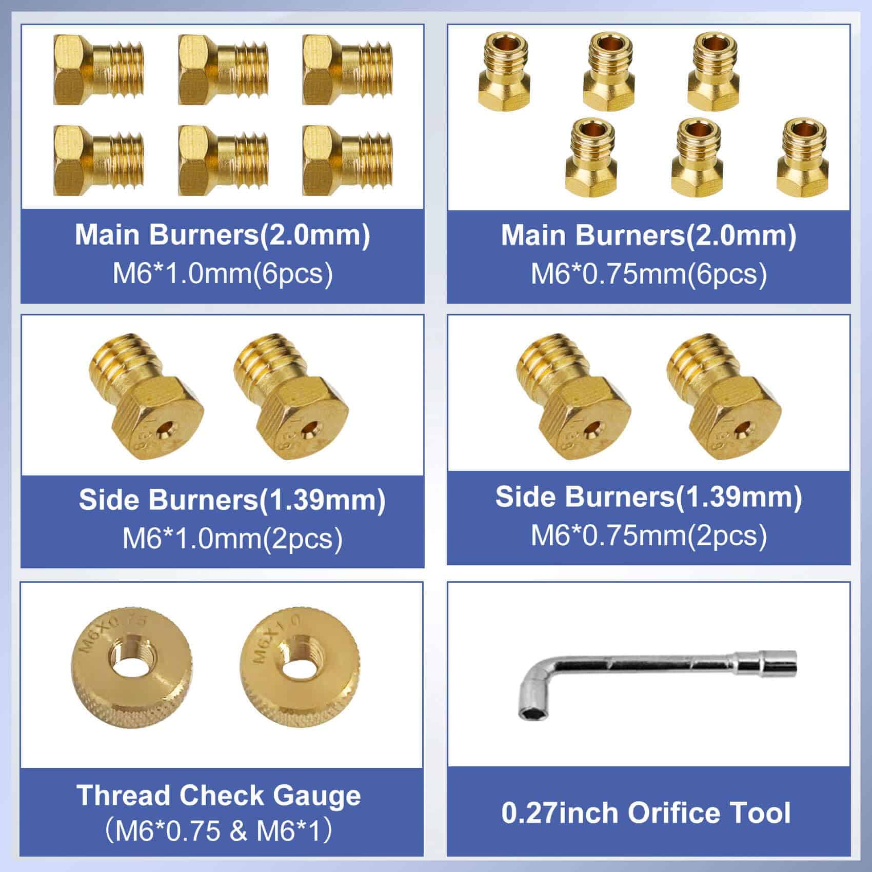 Kit de conversión de propano a gas natural Aekops 5249 para - Imagen 6