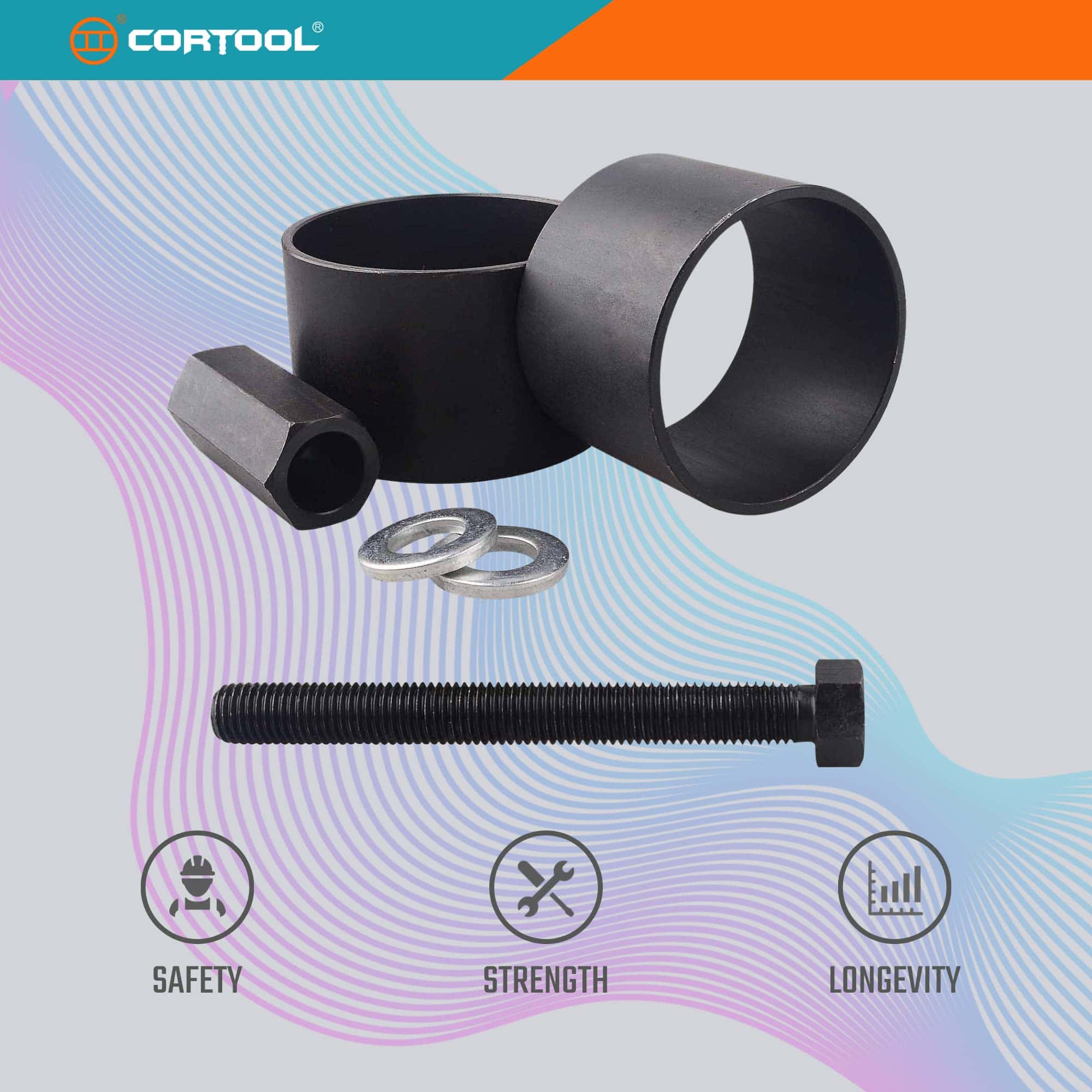 Kit de prensa y extractor de rodamientos de rueda delantera - Imagen 4