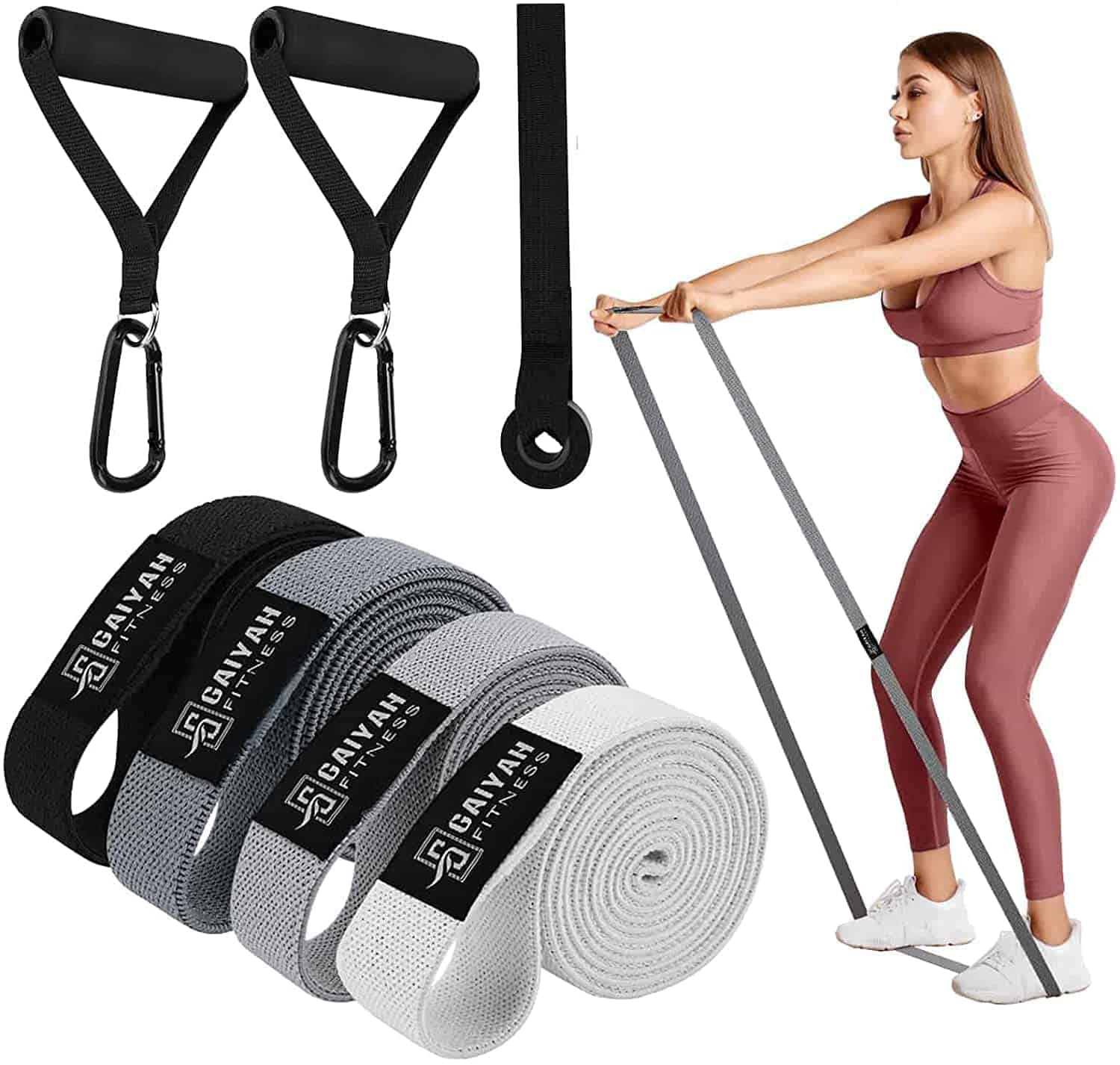 Ligas Para Hacer Ejercicio Fabric Elastic Stretch Loop