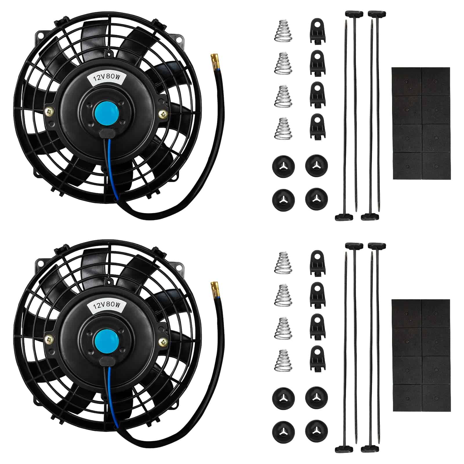 Ventilador de radiador de refrigeración Mupera -Negro
