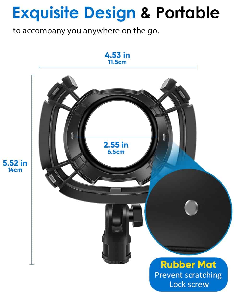 Soporte de amortiguación personalizado Borenbuir con filtro - Imagen 8