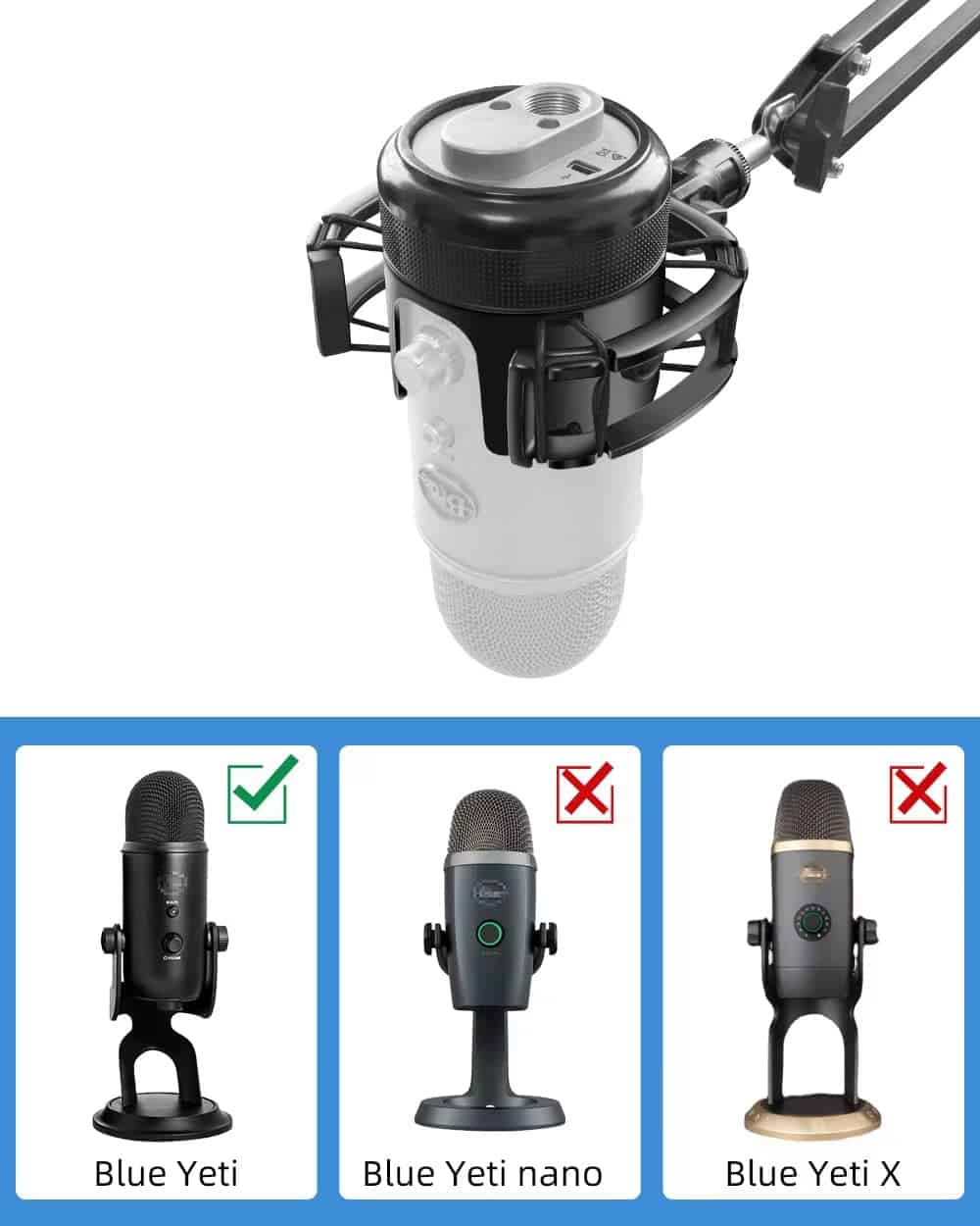 Soporte de amortiguación personalizado Borenbuir con filtro - Imagen 5