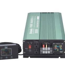Inversor de Potencia Svlseiia 3000W Onda Pura DC 24v a AC