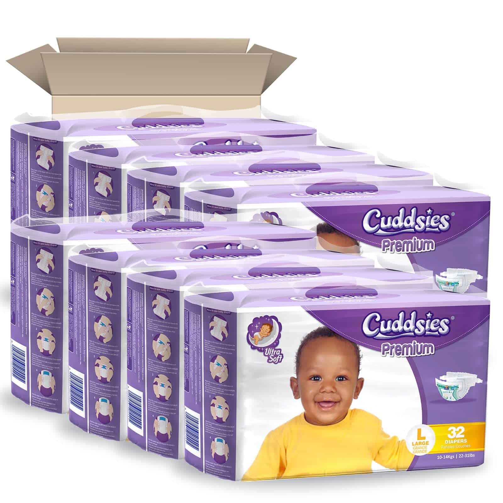 Pañales para bebé COOSHKINS Cuddsies Premium Ultra Suaves