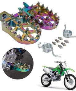 AnXin Estriberas Reposapiés Reposapiés Pedales CNC MX para