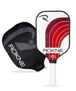 Paleta de Pickleball ROKNE Curve Classic -Flama con Funda pa