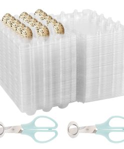 MAHIONG 100 Pack de Cartones para Huevos de Codorniz,