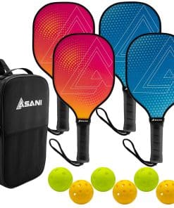 Set de Paletas de Pickleball Asani de 4- Construcción de
