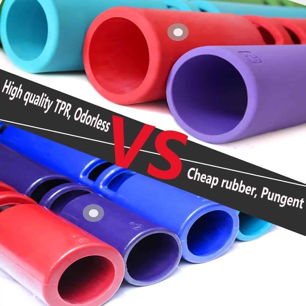 Barra de Pesas de Goma Duradera para Entrenamiento Portátil - Imagen 6