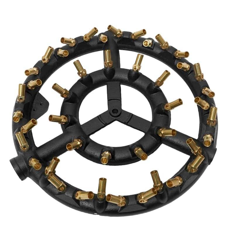 Quemador de Gas Propano COOKAMP con 44 Boquillas de Latón