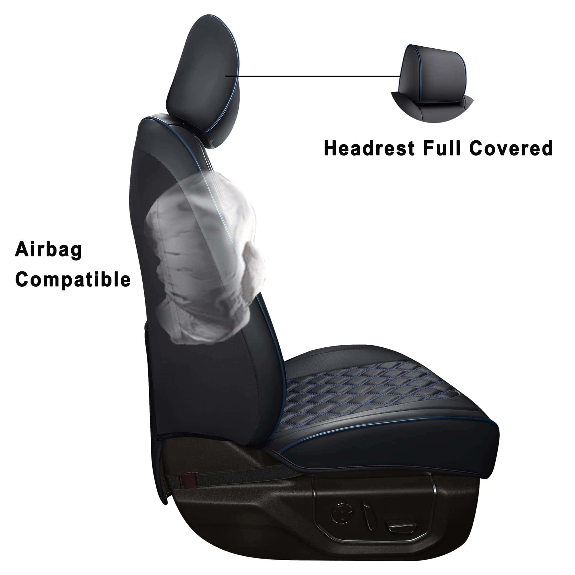 Fundas para Asientos de Coche Huidasource para Dodge Ram, - Imagen 4