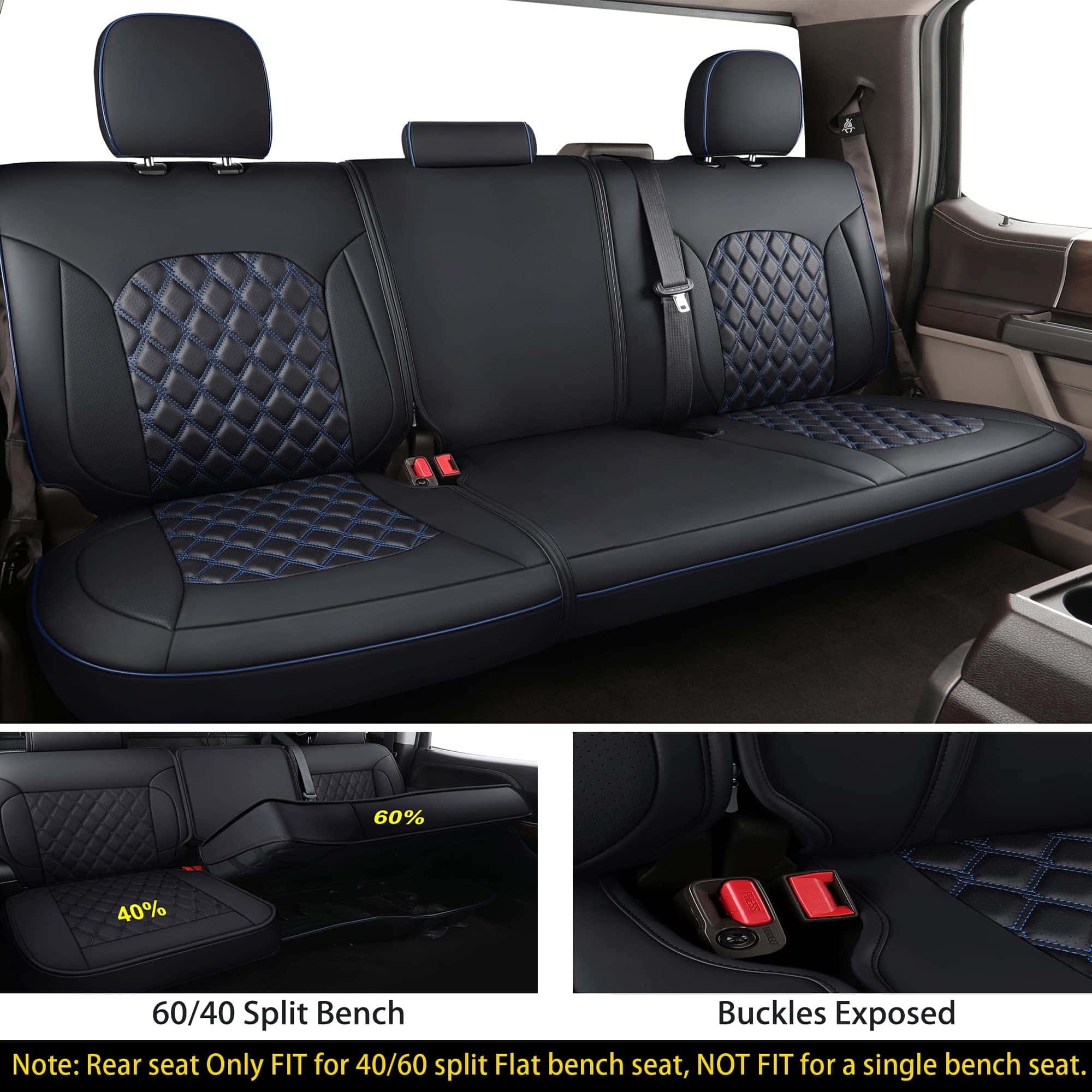 Fundas para Asientos de Coche Huidasource para Dodge Ram, - Imagen 6