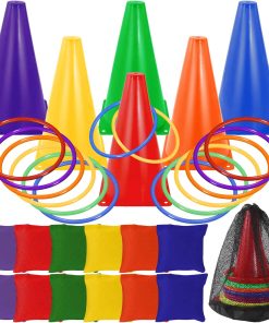 Juego de Lanzamiento de Anillos 3 en 1 Combo Carnival Set
