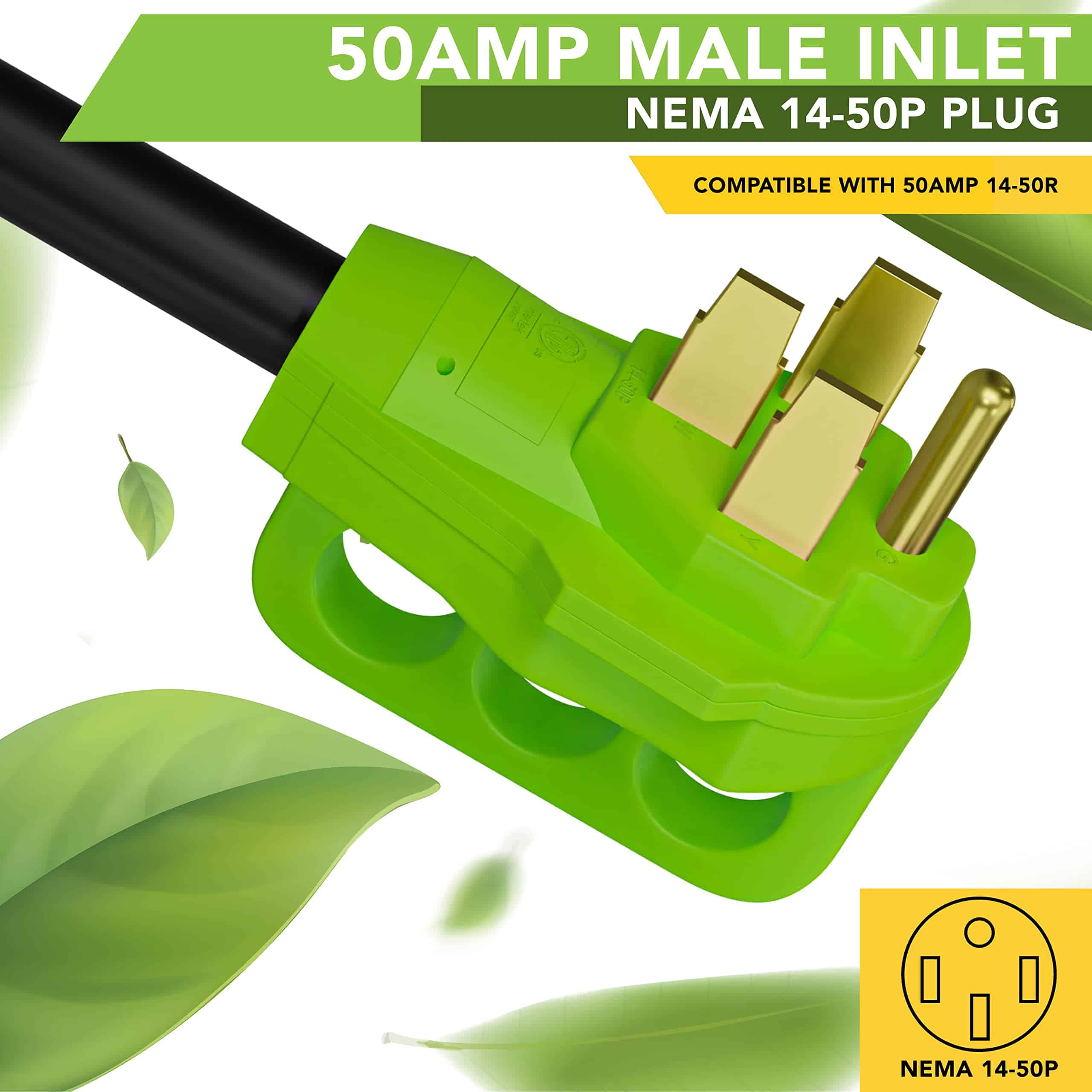 Adaptador de RV Leisure Cords de 24'' con Enchufe Macho de - Imagen 5