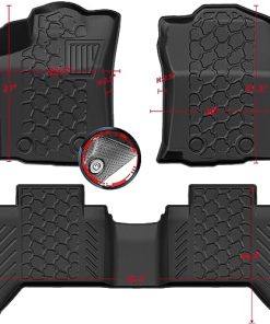 Tapetes para Piso de Camioneta 3D Antideslizantes 3 Piezas