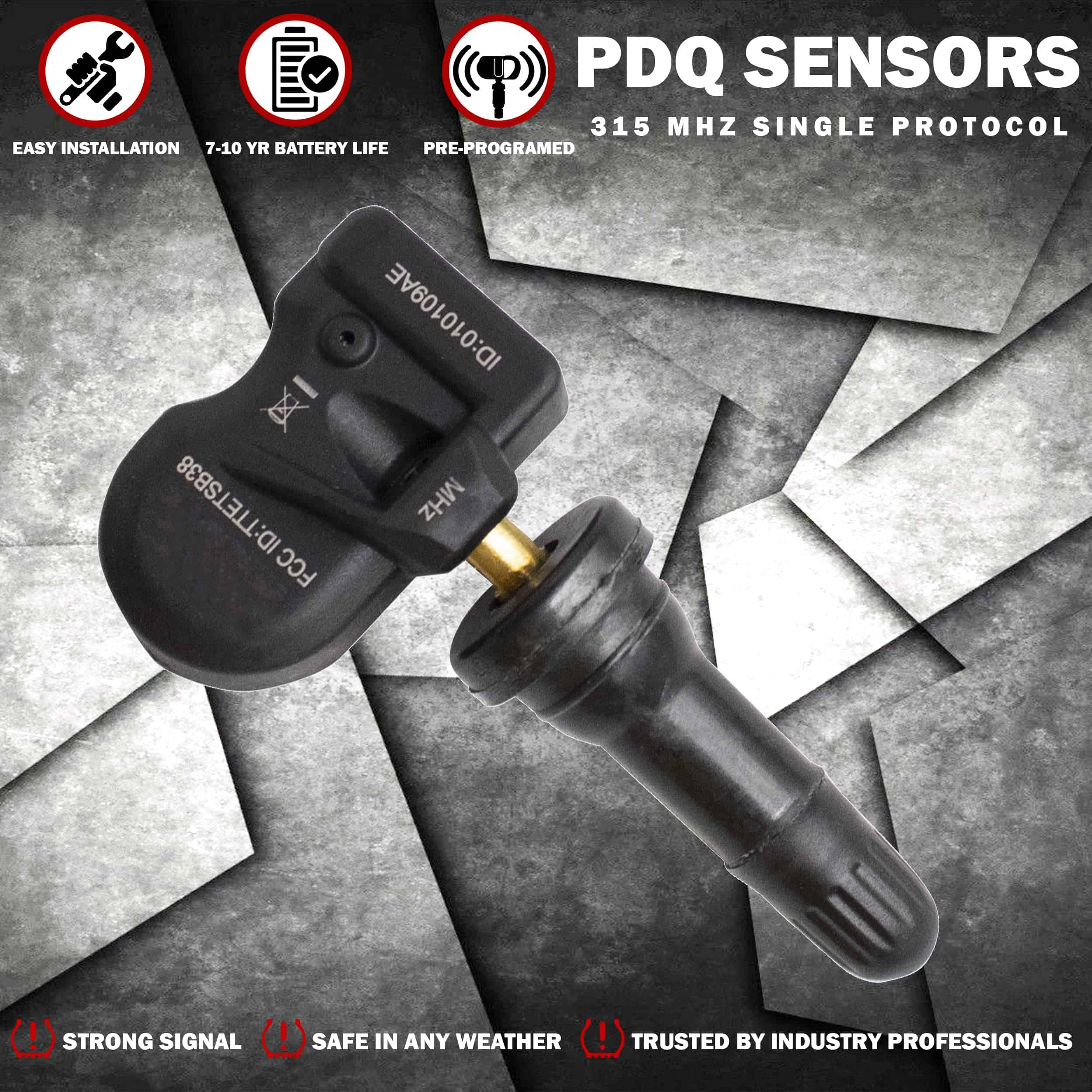 Sensor de presión de neumáticos PDQ TPMS 433 MHZ Paquete de - Imagen 5