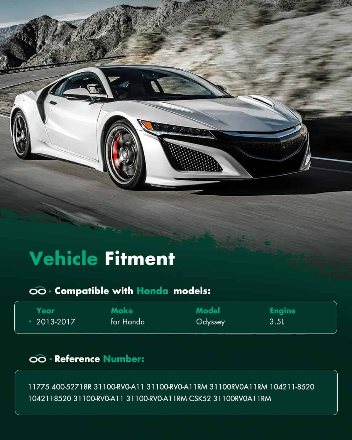 Alternador de Repuesto SCITOO para Honda Odyssey 2014-2017 - Imagen 7