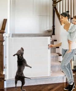 Puerta de seguridad retráctil reforzada para escaleras - 55