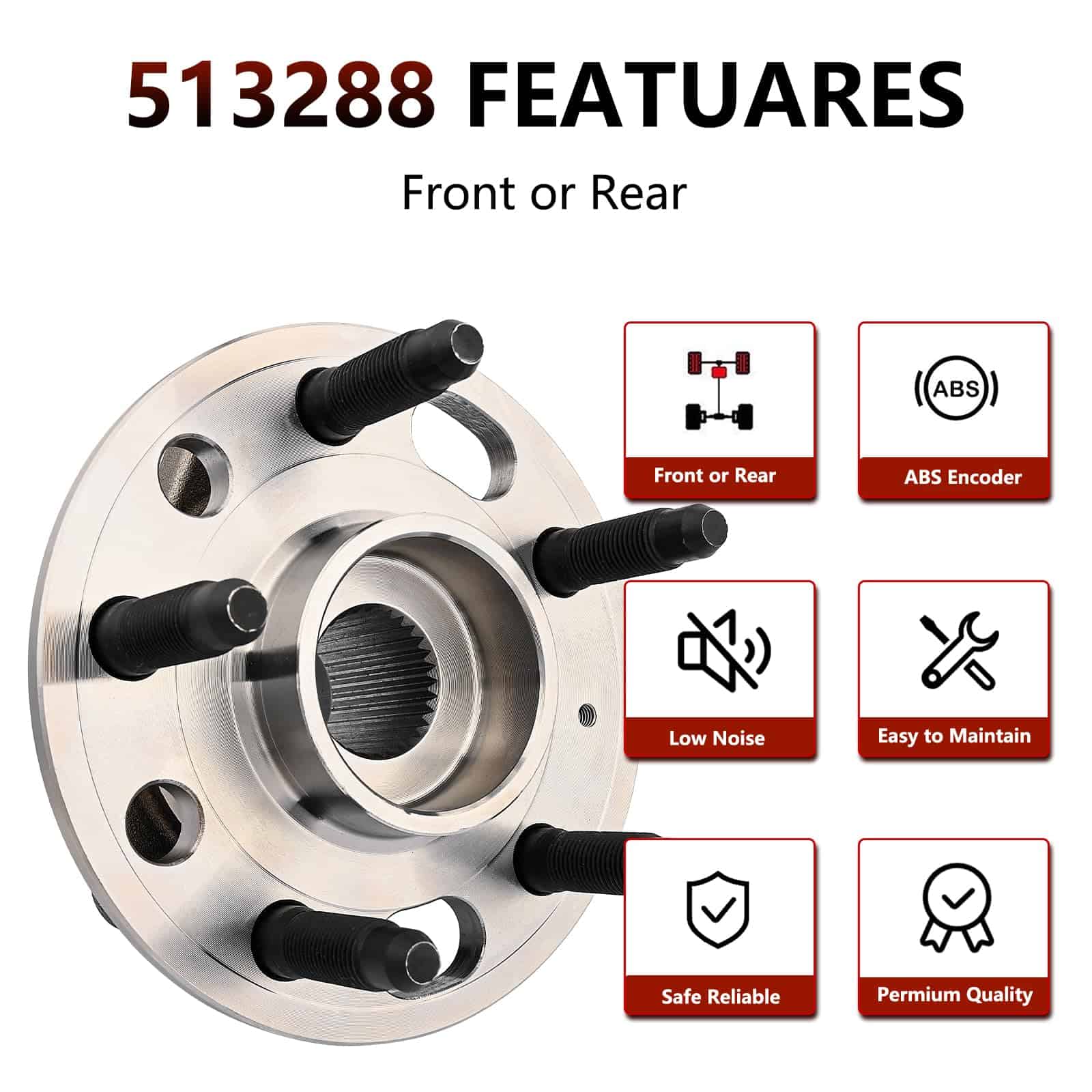 Par(2) de Ensamble de Rueda y Maza Delantera o Trasera - Imagen 6