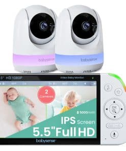 Monitor de bebé Babysense 5.5� 1080p Full HD de Pantalla