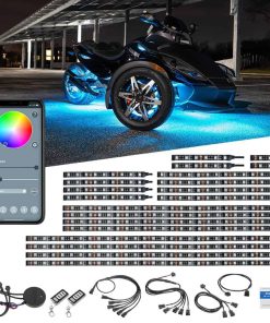 Kit de iluminación LEDGlow 38pc Bluetooth de color