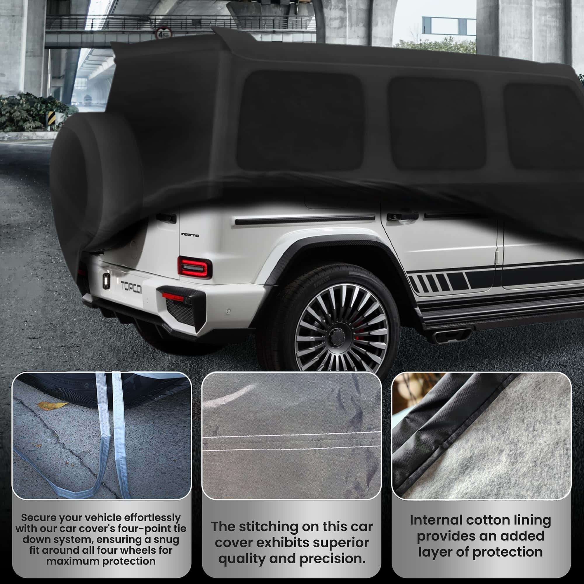 Cubierta de Coche 100% Hecha a Medida para G Class W463 - Imagen 8