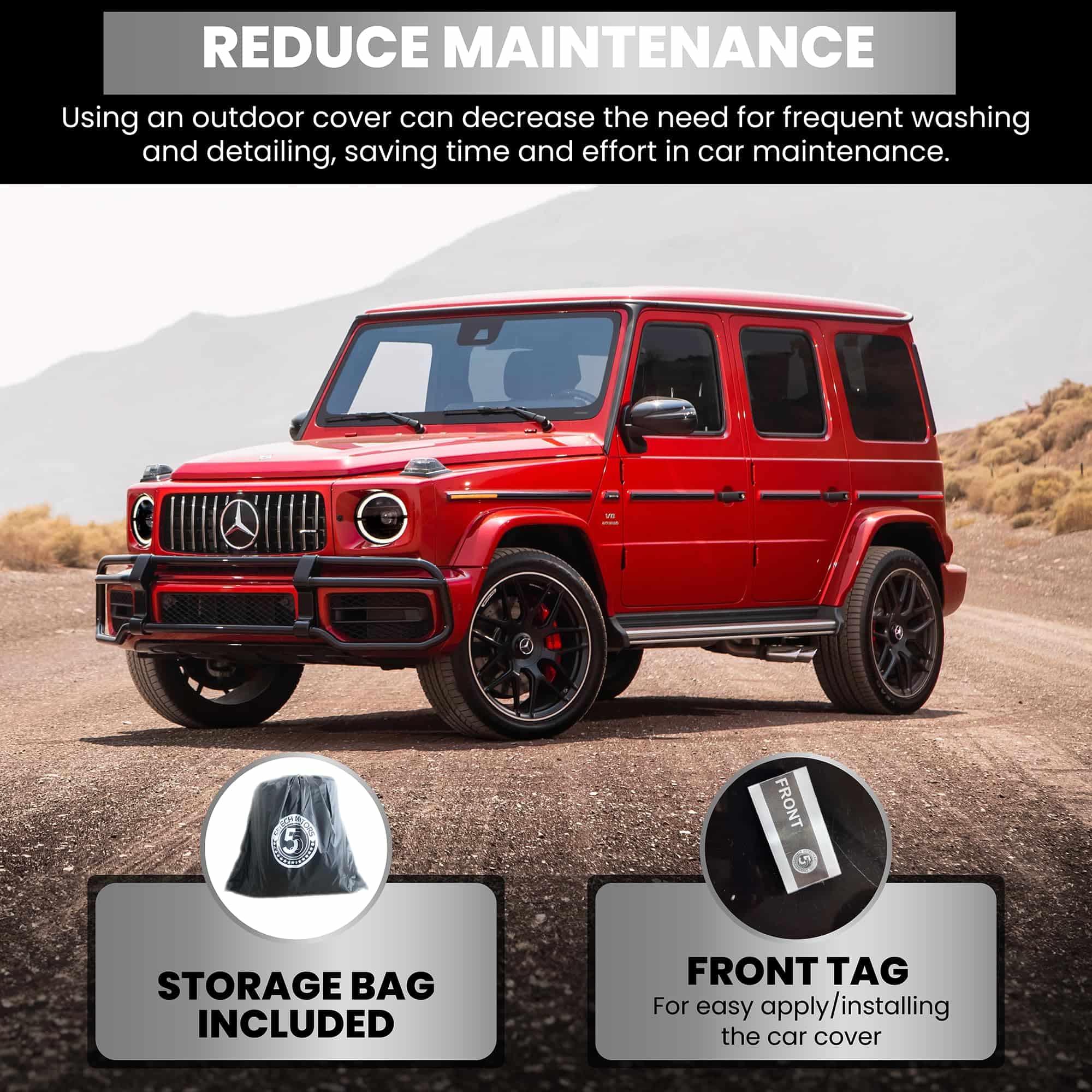 Cubierta de Coche 100% Hecha a Medida para G Class W463 - Imagen 7