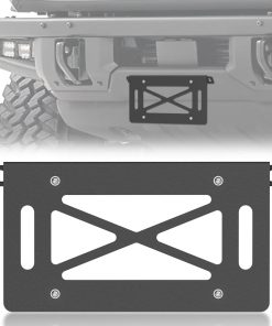 Marco de placa de matrícula delantera SUORTO compatible con